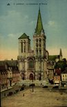 POSTAL Lisieux de la VENDIMIA las piedras de afilar del St de la catedral