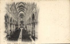 CPA Lisieux Interieur de la cathedrale