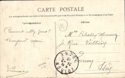 Casquillos de Lisieux Cosume de la POSTAL de la VENDIMIA