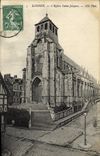 CPA Lisieux L'eglise st jacques