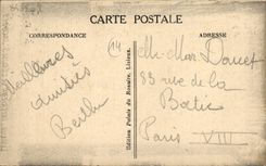 POSTAL Lisieux interior de la VENDIMIA del St Jacques de la iglesia