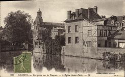 POSTAL Lisieux de la VENDIMIA vista en los tambores el deseo del santo de la iglesia