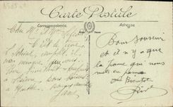 POSTAL Lisieux de la VENDIMIA vista en los tambores el deseo del santo de la iglesia