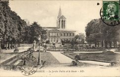 CPA Lisieux Le jardin public et le musee