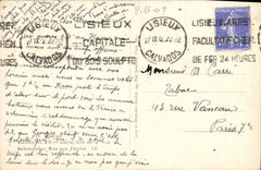 Casa de Lisieux de la POSTAL de la VENDIMIA conocida en fecha la calle del Salamander al Boilermen