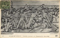 CPA Musee de Lisieux bataille d'aboukir par Champonniere Bas relief 