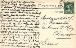 POSTAL Lisieux de la VENDIMIA el jardín de la estrella