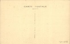 POSTAL Lisieux de la VENDIMIA la calle de la paz