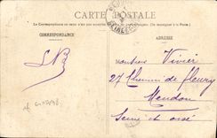 Calle de Lisieux de la POSTAL de la VENDIMIA con el boilermen uno de la más viejo el lisieux uno