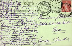 POSTAL Lisieux de la VENDIMIA el callejón sin salida de la imagen