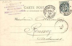 CPA Lisieux vieilles maisons de la place du marche au beurre