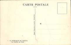 CPA La basilique de Lisieux vue generale du projet