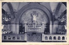 CPA La basilique de Lisieux La crypte le choeur
