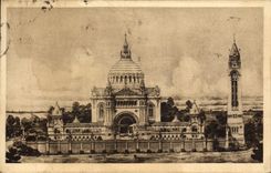 CPA La basilique de Lisieux vue generale du projet