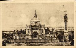 CPA La basilique de Lisieux vue generale du projet