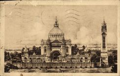 CPA La basilique de Lisieux vue generale du projet