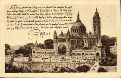 CPA La basilique de Lisieux vue generale du projet