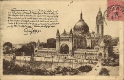 CPA Projet de la basilique de sainte de l'enfant jesus a Lisieux