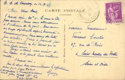 CPA Lisieux entree de l'eglise portail 
