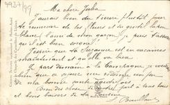 Grupo de Sculte de la POSTAL de la VENDIMIA la cámara acorazada de la monja carmelita de Lisieux