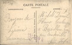 POSTAL Carmel de la VENDIMIA y calle del liverot Lisieux