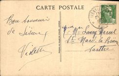 Señorío viejo de Lisieux de la POSTAL de la VENDIMIA