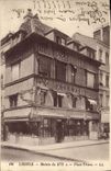 CPA Lisieux Maisons place Thiers