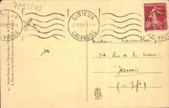 POSTAL Sainte Teresa de la VENDIMIA del niño de Jesús en primer Lisieux