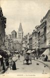 CPA Lisieux La grande rue