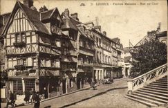 CPA Lisieux Vieilles maisons rue au char