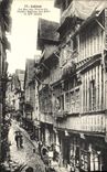 CPA Lisieux La rue aux fevres vieilles maisons