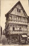 CPA Lisieux Maisons rue de la paix