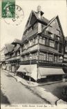 CPA Lisieux vieilles Maisons grande rue