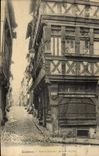 CPA Lisieux Vieilles maisons rue de la paix