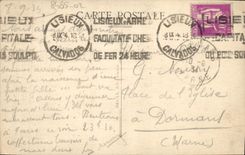 CPA Lisieux Vieilles maisons rue de la paix