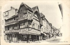 CPA Lisieux Vieilles Maisons de la grande rue