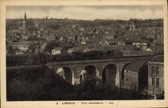 CPA Lisieux Vue generale Train 