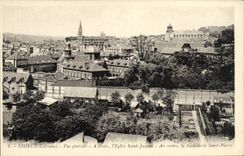 Opinión de Lisieux de la POSTAL de la VENDIMIA el santo de Jacques de la iglesia en el centro el Saint Pierre de la catedral