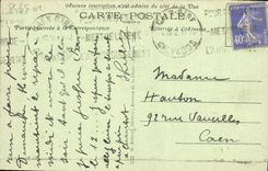 Opinión de Lisieux de la POSTAL de la VENDIMIA tomada desde el punto de vista