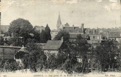 POSTAL Lisieux de la VENDIMIA vista del camino de Ruán