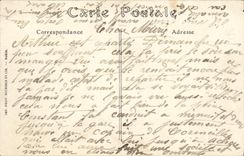 POSTAL Lisieux de la VENDIMIA vista del camino de Ruán