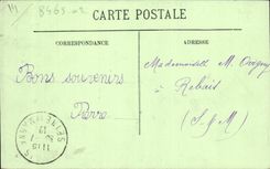 VINTAGE POSTCARD Luc on sea cliffs and country cottages