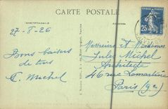 VINTAGE POSTCARD Luc on sea the hold and the dam with the moonlight