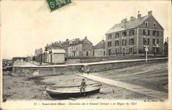 VINTAGE POSTCARD Luc on decent sea of and dams is