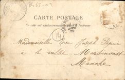 VINTAGE POSTCARD Luc on sea the footbridge