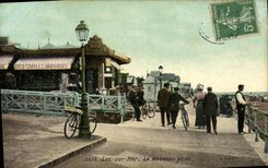 VINTAGE POSTCARD Luc on sea the new port