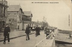 CPA Luc sur mer devant le casino