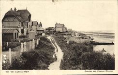 VINTAGE POSTCARD Luc on sea district of the fields elysees
