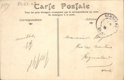 VINTAGE POSTCARD Luc On sea the beach and the dam