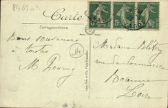 VINTAGE POSTCARD Luc On sea has high tide Children